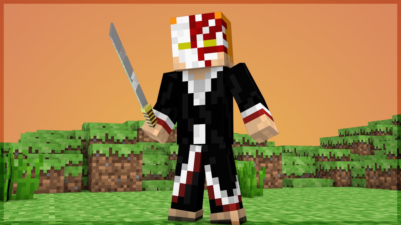Minecraft A MÁSCARA HOLLOW DO BLEACH! (BUILD BATTLE) YouTube
