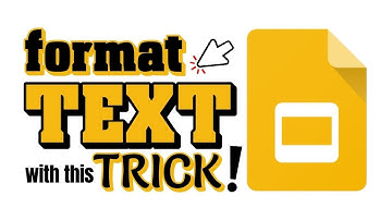 Format Text with this TRICK in Google Slides (Drop Shadow)