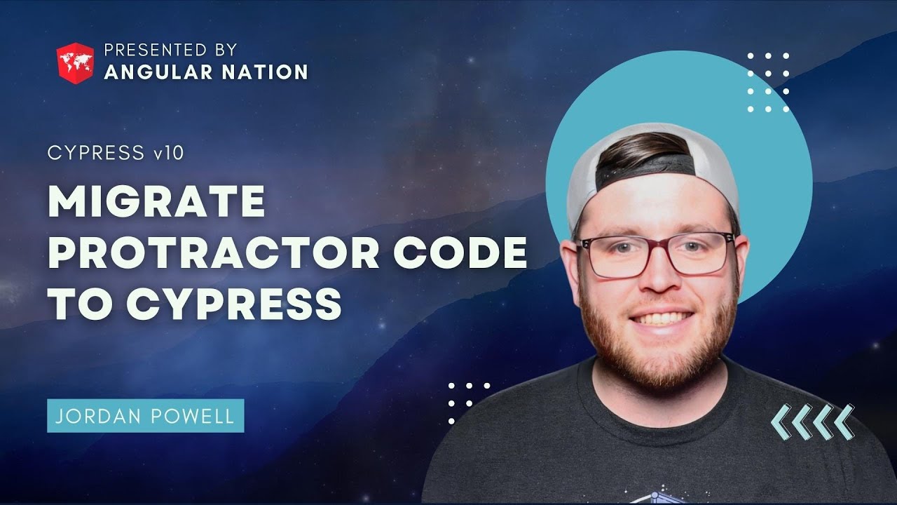 Migrate Protractor Code to Cypress - YouTube