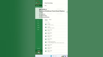 Disable Enable gridlines in Excel - Excel Tips and Tricks