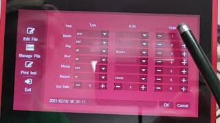 SNEED JET Titan Inkjet Printer - Creating an Expiry Date Code