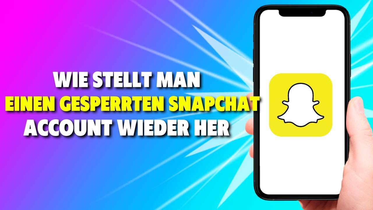 Kann Man Einen Gelöschten Snapchat Account Wiederherstellen Snapchat Account gesperrt? Snapchat wiederherstellen! (2022) - YouTube