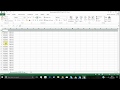 How to make a ftir spectra in excel from a csv file