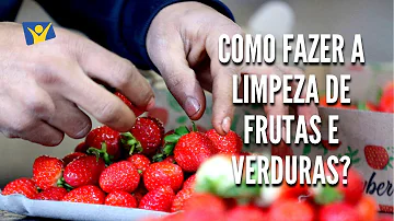 Como fazer a higienização de frutas e verduras?