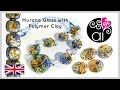 Beads like Murano Glass with Polymer Clay | Tutorial | ENG version