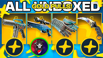 WE ALL UNBOXED GOLD PULLS ON THIS 4 WAY CASE BATTLE! (RAINGG)