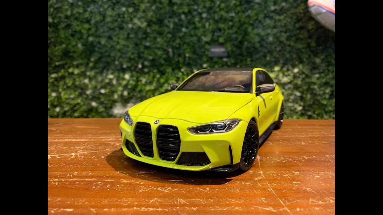 1/18 Minichamps BMW 1M Coupe (Yellow) Diecast Car Model 