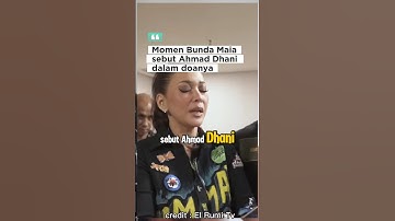 Momen Bunda Maia sebut Ahmad Dhani dalam doanya