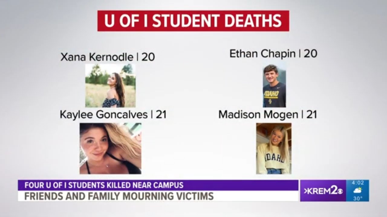 Latest details on University of Idaho student deaths and other top stories at 4 p.m.