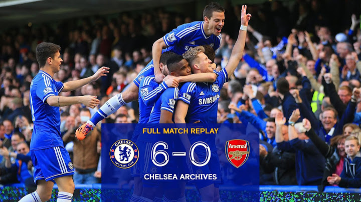 ⏪ Chelsea 6-0 Arsenal | Full Match Replay | 2013/14 Premier League