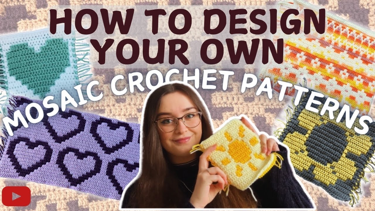 Как сделать свои собственные мозаичные узоры для вязания крючком