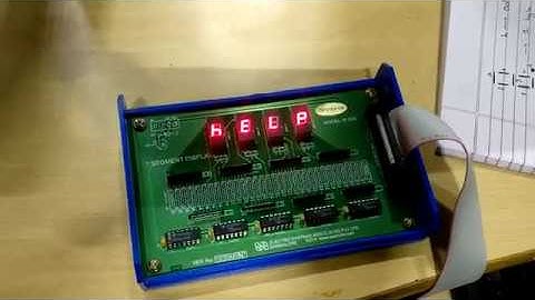 Display Fire and Help using Seven Segment Display Interface | Microprocessor Lab | RITB