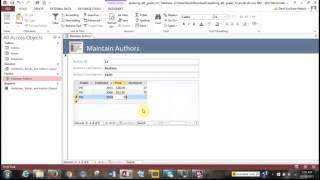 BUSA 345: Office 2013 Access Ch.1 Grader Project