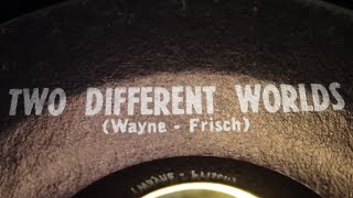 Lenny Welch ‎– Two Different Worlds - Kapp Records ‎– K-689
