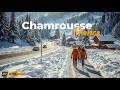 Chamrousse, France, Sunshine After Snowfall | A Peaceful Drive 4K