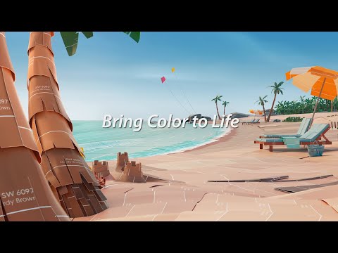 Color Portal: Beach Animated Tv Commercial - Sherwin-Williams