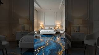 "This Epoxy Floor Looks Like Melted Gold in the Ocean 😱 | Timelapse" #shorts