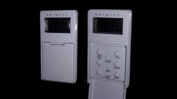 GE 7-Day In-Wall Timer Model # 15313 - Set the Time & Program the Timer