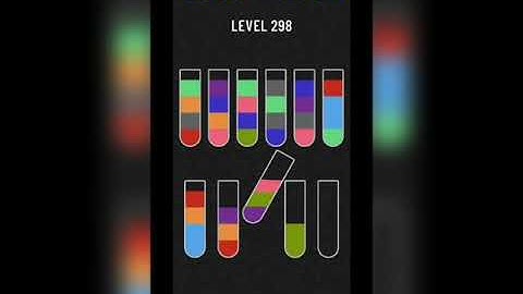 Water sort puzzle level 298