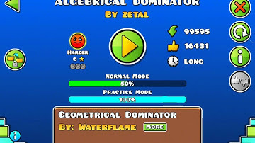 Algebrical! :v (Geometry Dash 2.0)Algebrical Dominator by Zetal (Friend :D)