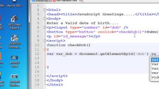 JavaScript 03 You can Validate HTML forms