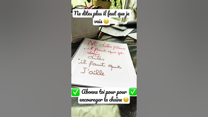 Ne dites plus il faut que je vais ☺️ #apprendre #francais #langue #apprendrelefrancais #orthographe