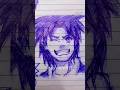 QUICK Sketch of Pain #animedrawing #drawings #drawingtutorial