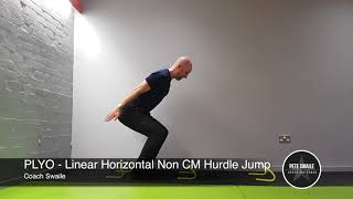 PLYO Linear Horizontal Non CM Hurdle Jump