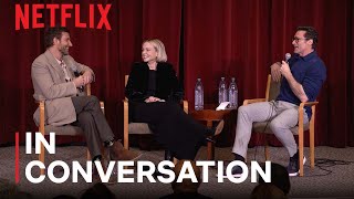 Bradley Cooper, Carey Mulligan discuss Maestro with Hugh Jackman | Netflix