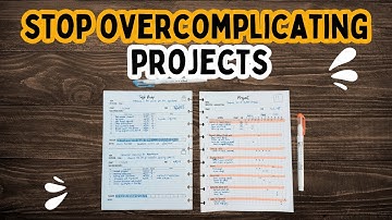 How to Manage Big Projects and Multi-Step Tasks in 15 Minutes a Day | Simple Planning System