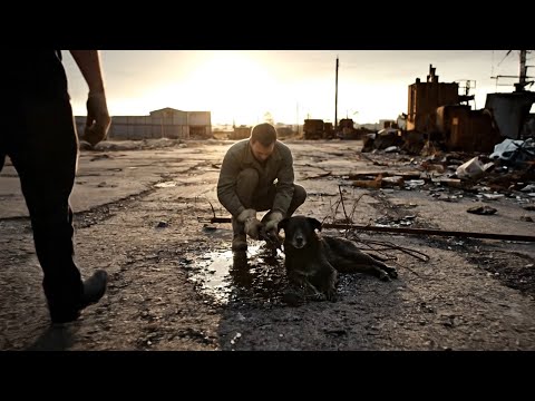 Animal Rescue Stories: Mother Dog Stuck in Asphalt and Rusty Iron – Saved with 6 Puppies