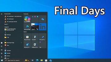 Using Windows 10 for its final days.