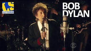 [HD] Bob Dylan - "The Night We Called It a Day" 05/19/15 David Letterman