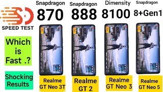 Realme GT Neo 5 vs Neo 3 vs Neo 3T vs GT 2 Speedtest Shocking Results OMG  