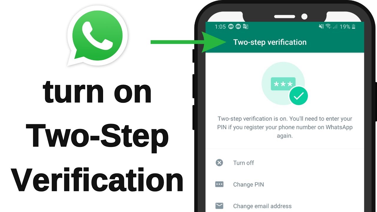 How to turn on Two Step Verification on WhatsApp YouTube