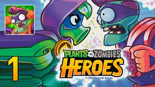 Plants vs Zombies: Heroes - Gameplay Walkthrough Part 1 - First Fight! (iOS, Android) screenshot 4