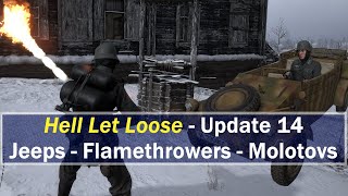Hell Let Loose - Update 13 - Flamethrowers - Molotov - Jeeps - New  Loadouts - PTE Server Date