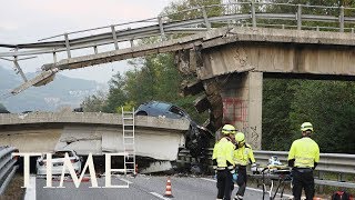 Bridge Collapse In Genoa, Italy Kills At Least 20 People | TIME