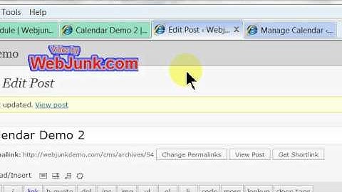 Calendar Plus plugin - Part 2