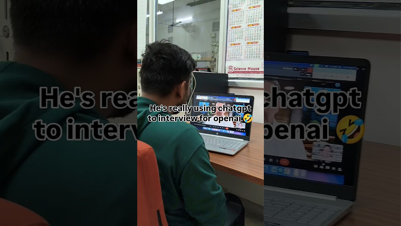 interview on autopilot 😆 