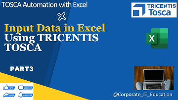 How to Input Data in Excel using TOSCA Automation Tutorial I Step-by-Step Beginner