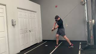 Chop   Cable Golf Posture