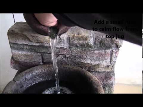 Castillo Fountain | AD92019 | Splash Reduction Tips