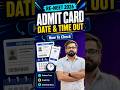 NEET UG Re-Exam 2026: Admit Card Out? How To Check, Exam Day Checklist