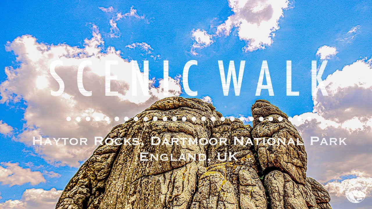Haytor Rocks | Dartmoor National Park | England | UK【SCENIC WALK】