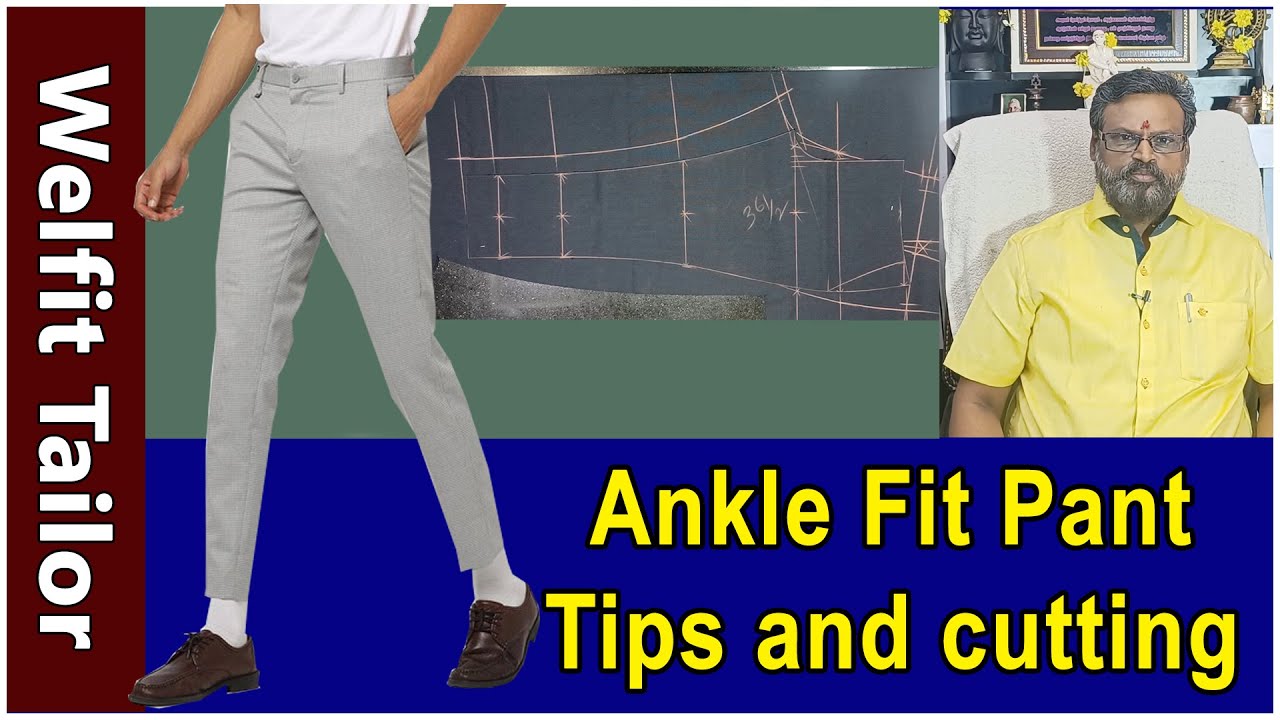 Ankle Fit Pant Tips and cutting Detailly Explain in Tamil | Welfit Tailor