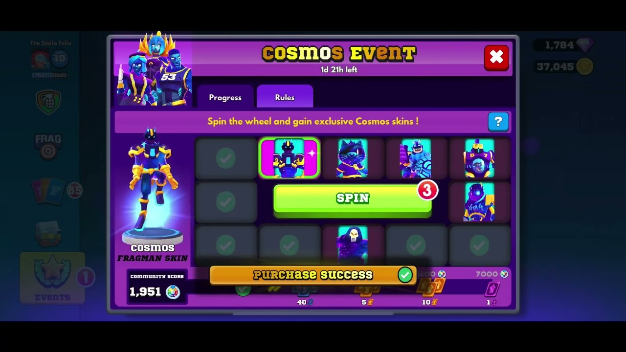 How To Get Cosmos Event Skins in FRAG Pro Shooter