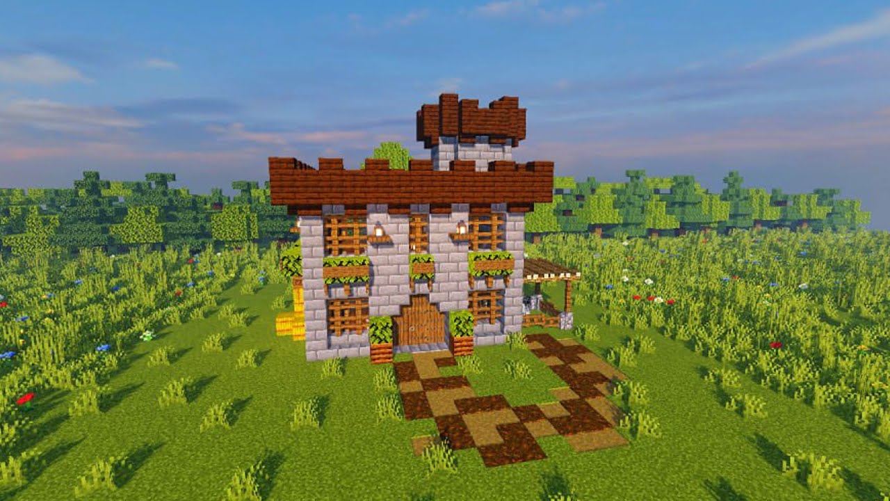 ⚒️Minecraft | Como construir um castelo medieval no minecraft 🏡 - YouTube