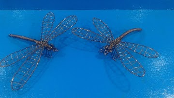 How to make a dragonfly with wire by chef PawanKumar