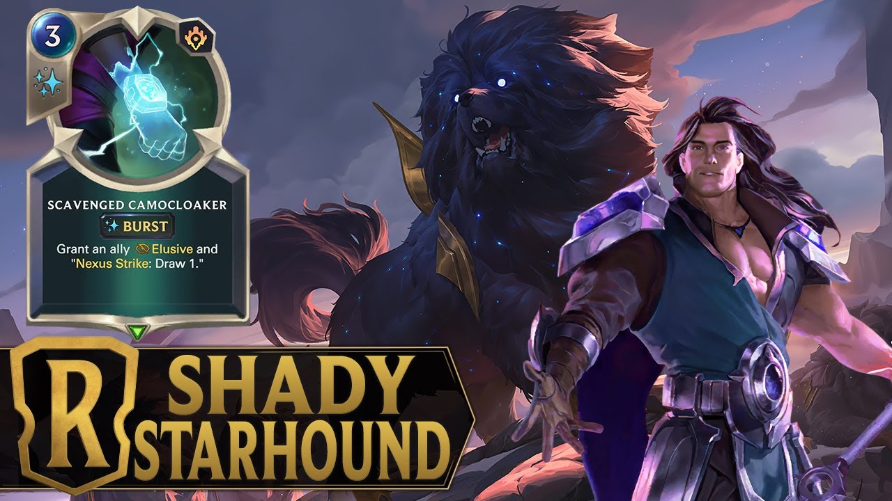 Shady Starhound - Taric & Aphelios Deck - Legends of Runeterra Forces From Beyond